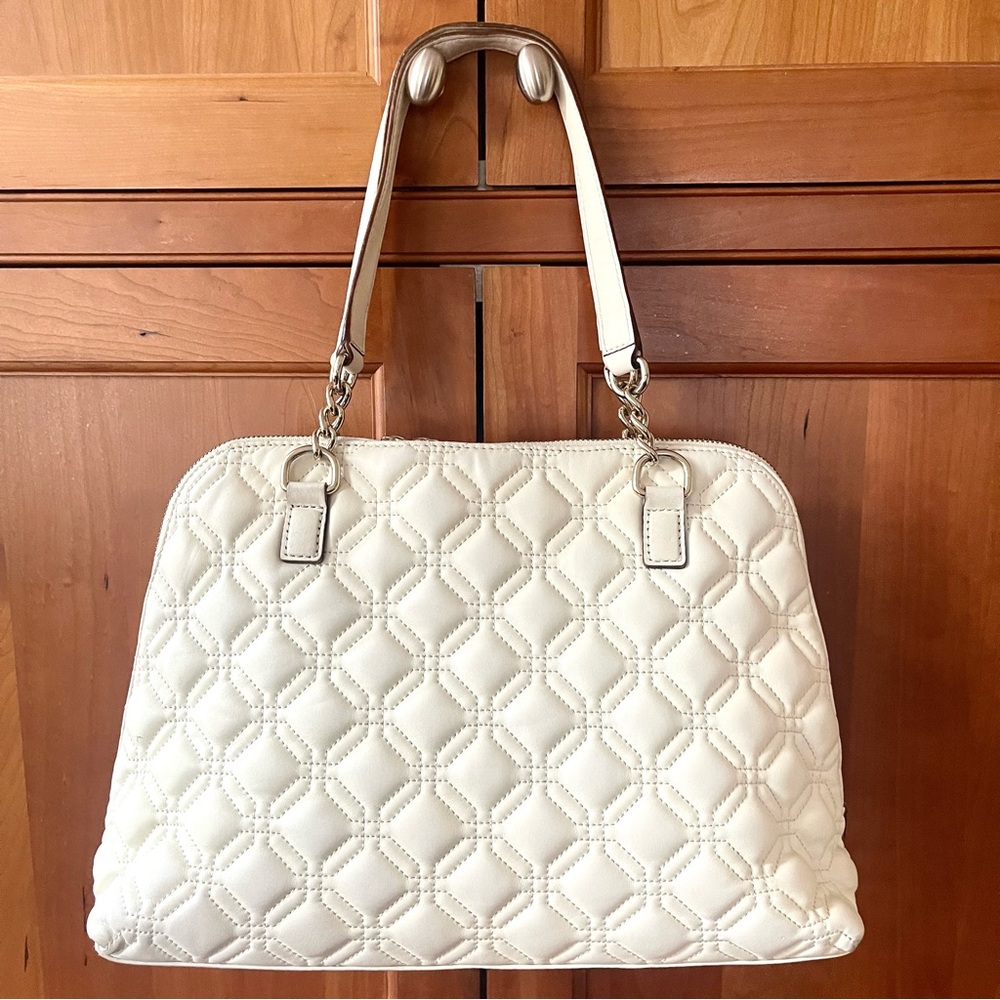 Kate Spade Astor Court Rachelle Quilted Satchel & Shoulder Bag In Creamy White - Picture 2 of 11